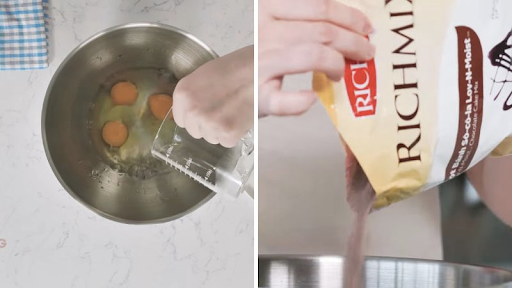 bánh socola phong cách rustic