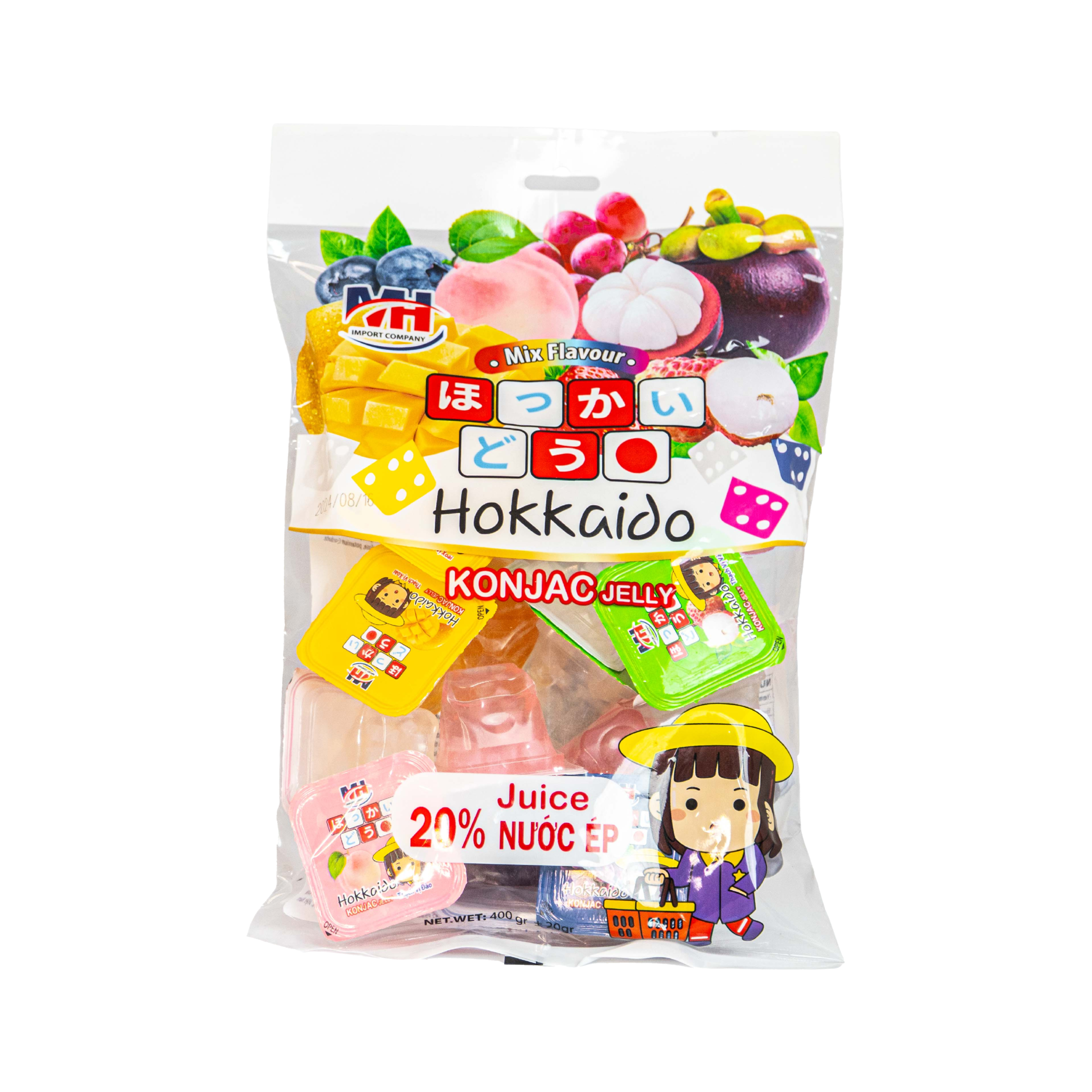 Thạch trái cây Hokkaido Konjac Jelly