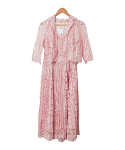 Set đầm hồng ren - Thời trang HUMI Mart