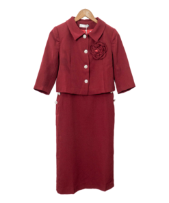 Set váy đỏ thanh lịch - Thời trang HUMI Mart 3