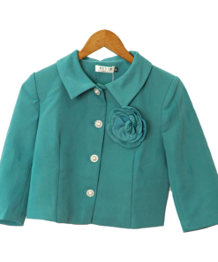 Set váy xanh ngọc thanh lịch - Thời trang HUMI Mart