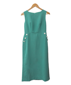 Váy xanh ngọc đính ngọc trai - Thời trang HUMI Mart